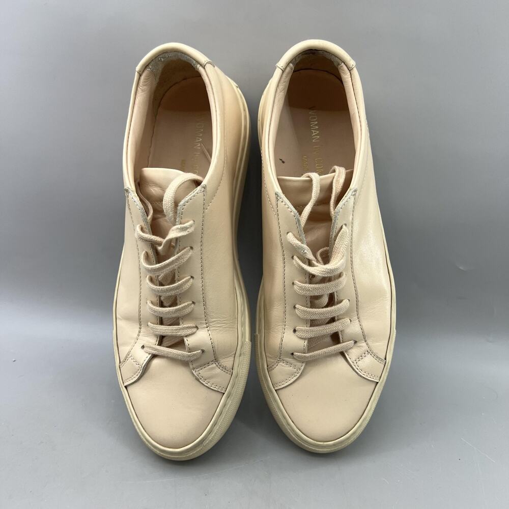 Woman by Common Projects Achilles Shoes Size 7 US, 37 EU Nude Pink Low Sneakers - Picture 5 of 9